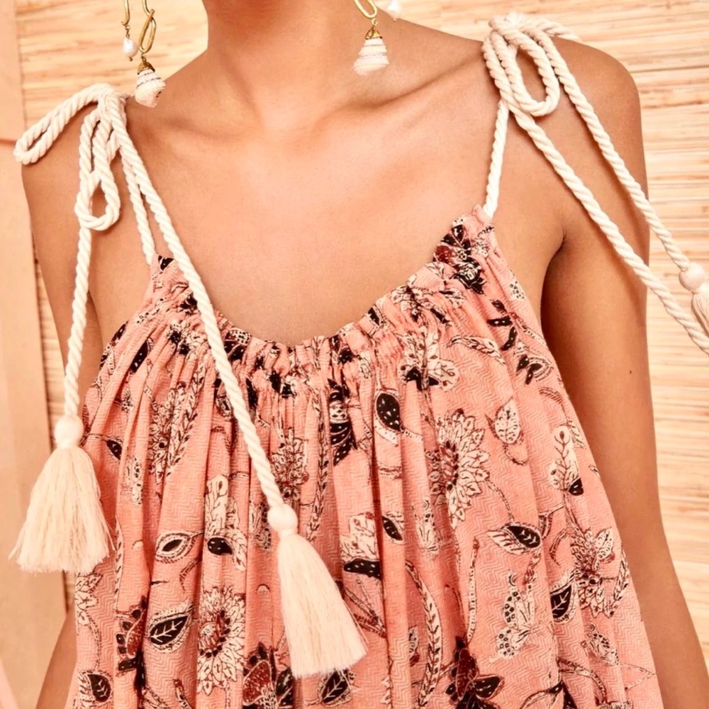 🌺🎉HP🎉🌺 NWT Ulla Johnson Cari Coverup Dress Primrose - Picture 2 of 16